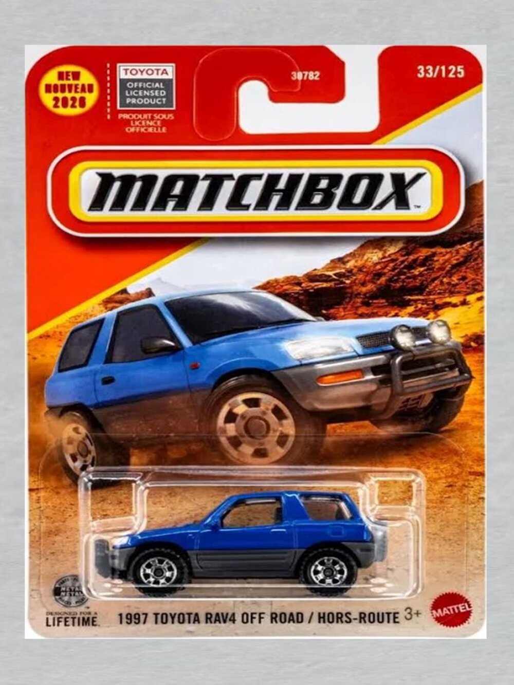 Matchbox 1997 Toyota RAV4 Off Road/HORS-ROUTE BLUE
